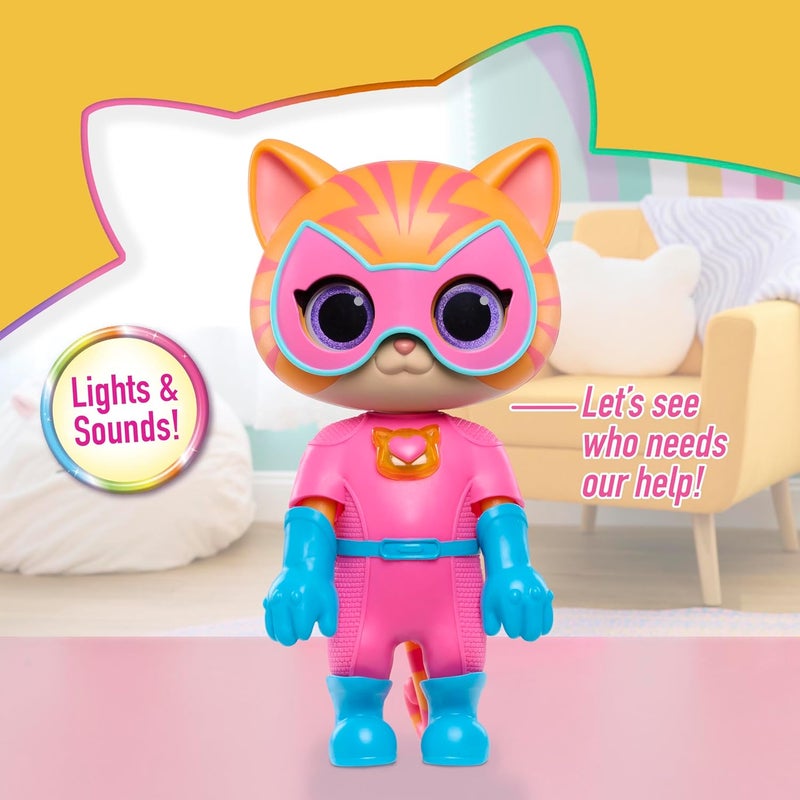 Disney Just Play Disney Junior SuperKitties Cat-Tastic Transforming Ginny Lights and Sounds Figure, Kids Toys for Ages 3 Up - Image 2